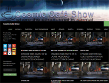 Tablet Screenshot of cosmiccafeshow.com